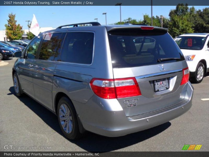 Slate Green Metallic / Gray 2007 Honda Odyssey Touring