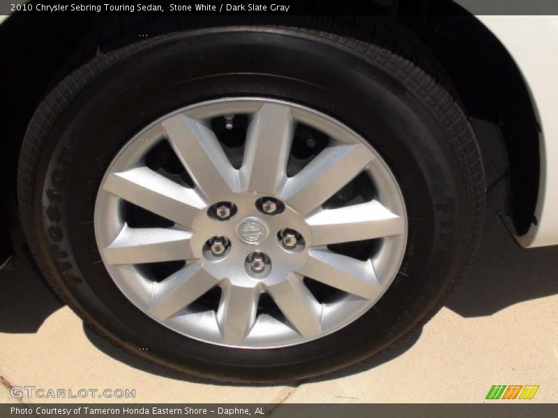 Stone White / Dark Slate Gray 2010 Chrysler Sebring Touring Sedan