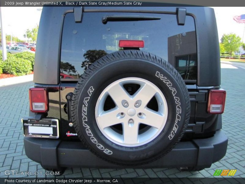 Black / Dark Slate Gray/Medium Slate Gray 2009 Jeep Wrangler Unlimited X