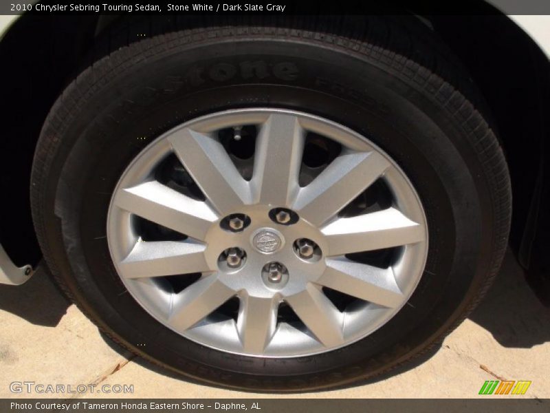 Stone White / Dark Slate Gray 2010 Chrysler Sebring Touring Sedan