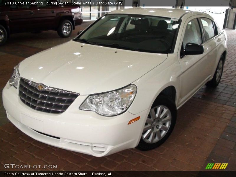 Stone White / Dark Slate Gray 2010 Chrysler Sebring Touring Sedan