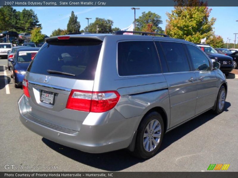 Slate Green Metallic / Gray 2007 Honda Odyssey Touring