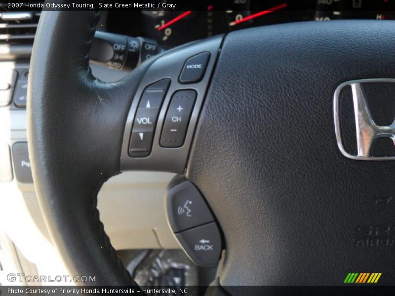 Slate Green Metallic / Gray 2007 Honda Odyssey Touring