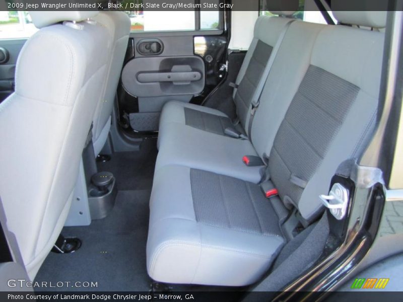 Black / Dark Slate Gray/Medium Slate Gray 2009 Jeep Wrangler Unlimited X
