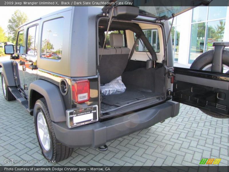 Black / Dark Slate Gray/Medium Slate Gray 2009 Jeep Wrangler Unlimited X