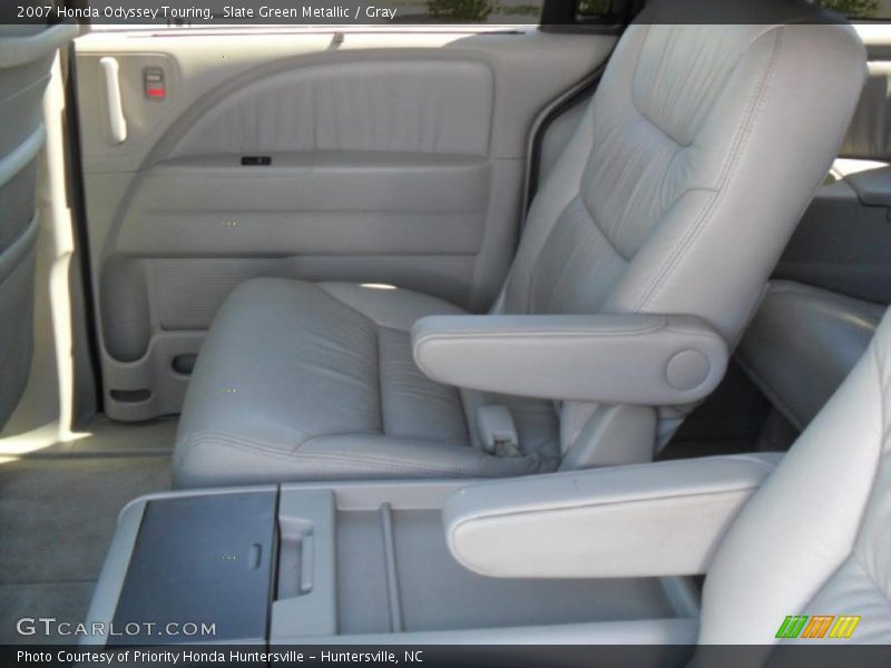 Slate Green Metallic / Gray 2007 Honda Odyssey Touring