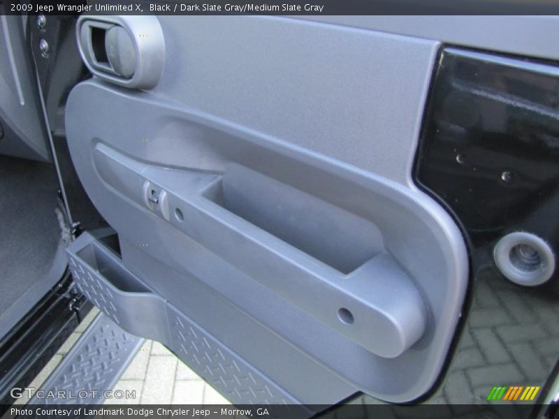 Black / Dark Slate Gray/Medium Slate Gray 2009 Jeep Wrangler Unlimited X