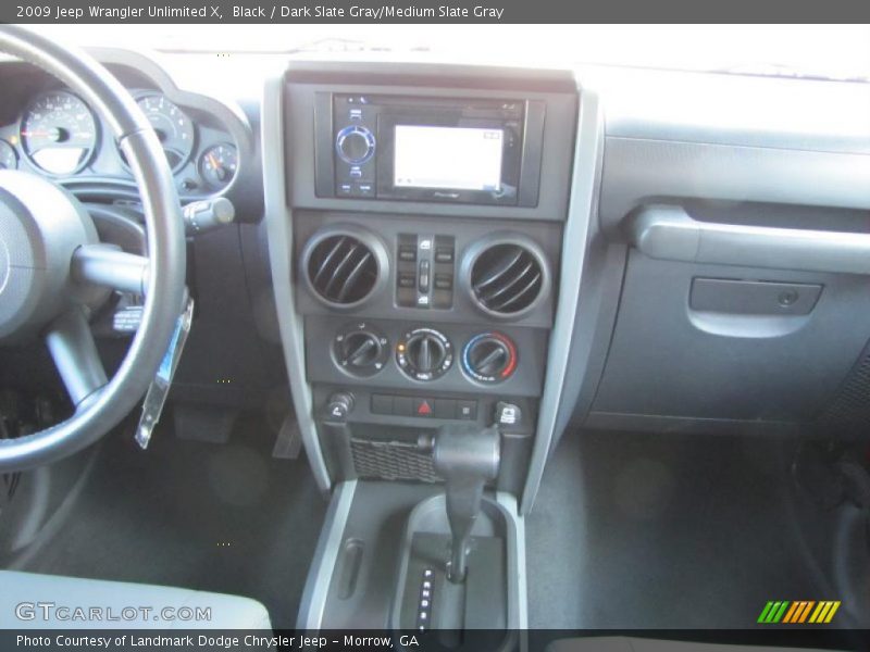 Black / Dark Slate Gray/Medium Slate Gray 2009 Jeep Wrangler Unlimited X