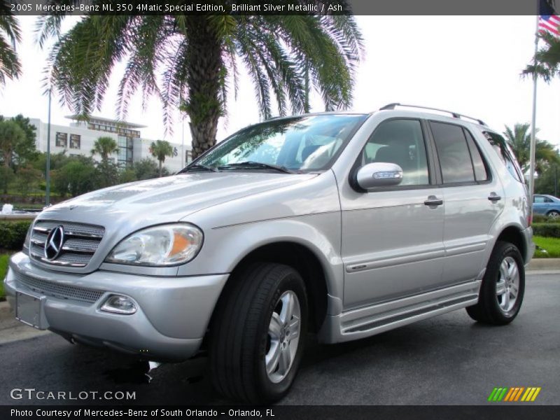 Brilliant Silver Metallic / Ash 2005 Mercedes-Benz ML 350 4Matic Special Edition