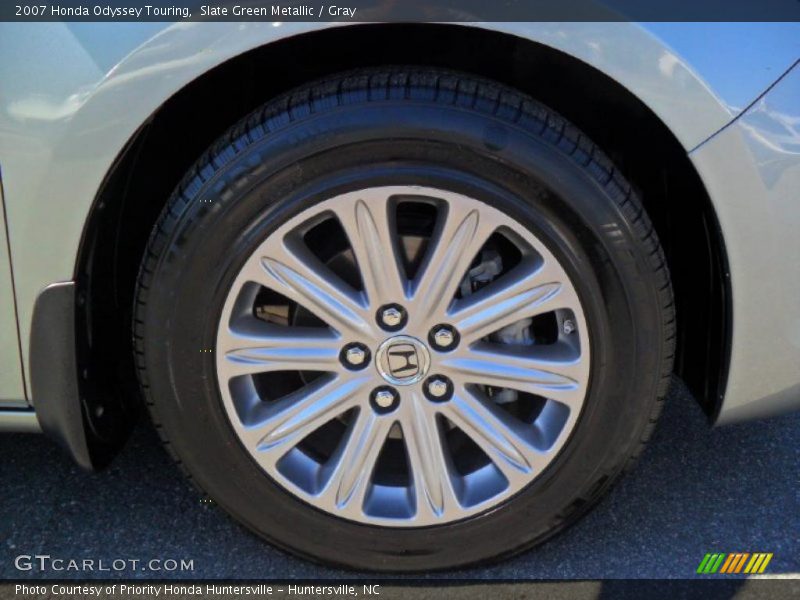 Slate Green Metallic / Gray 2007 Honda Odyssey Touring