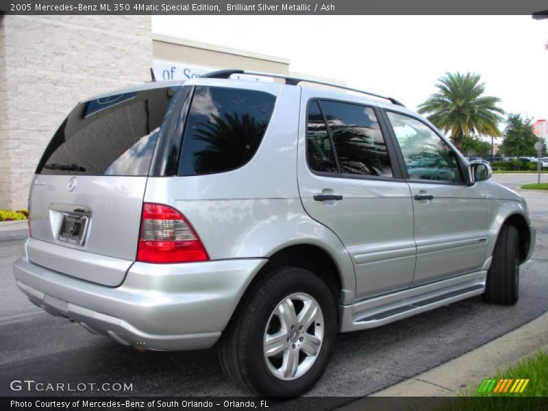Brilliant Silver Metallic / Ash 2005 Mercedes-Benz ML 350 4Matic Special Edition