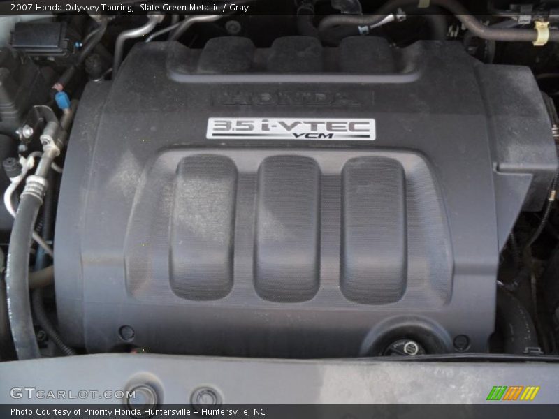 Slate Green Metallic / Gray 2007 Honda Odyssey Touring