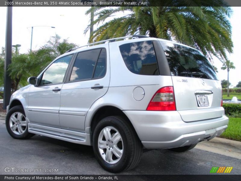 Brilliant Silver Metallic / Ash 2005 Mercedes-Benz ML 350 4Matic Special Edition
