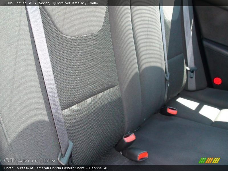 Quicksilver Metallic / Ebony 2009 Pontiac G6 GT Sedan