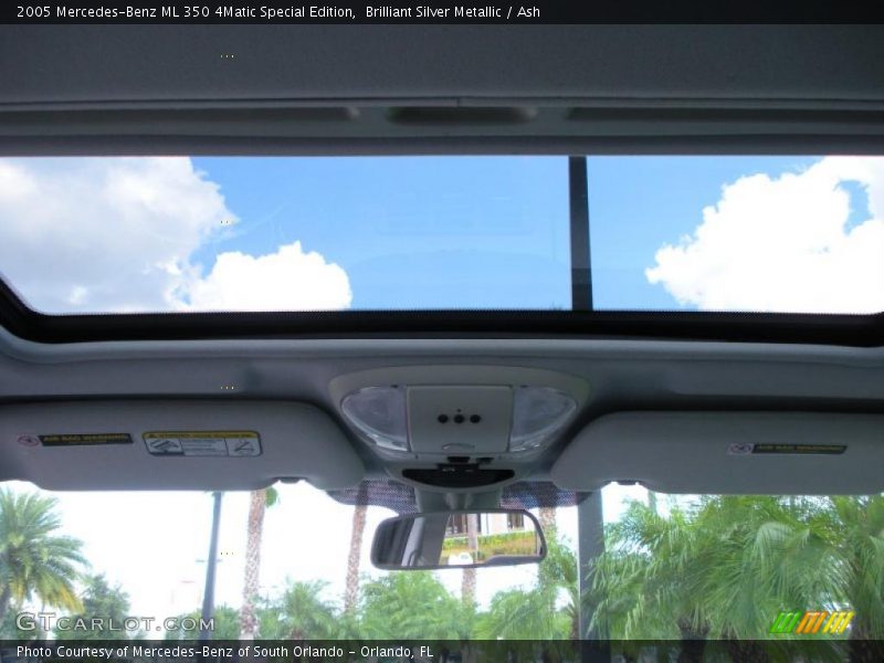 Brilliant Silver Metallic / Ash 2005 Mercedes-Benz ML 350 4Matic Special Edition