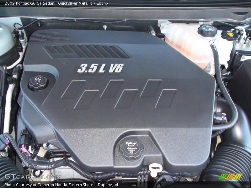 Quicksilver Metallic / Ebony 2009 Pontiac G6 GT Sedan