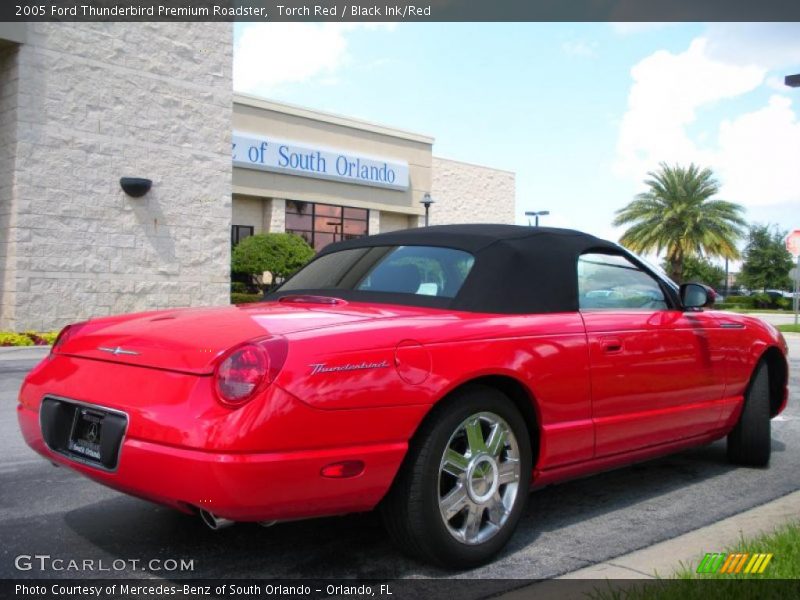 Torch Red / Black Ink/Red 2005 Ford Thunderbird Premium Roadster