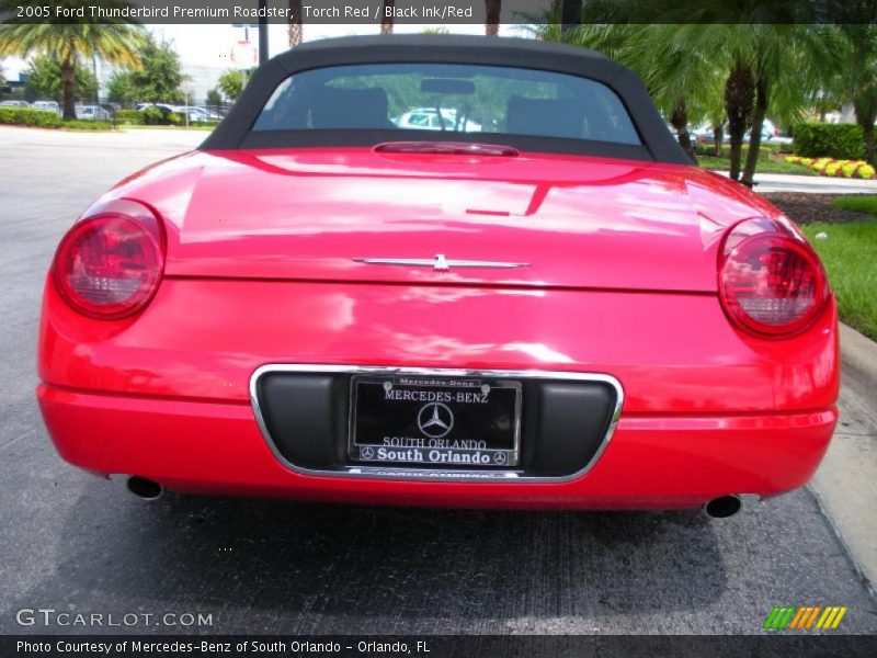 Torch Red / Black Ink/Red 2005 Ford Thunderbird Premium Roadster