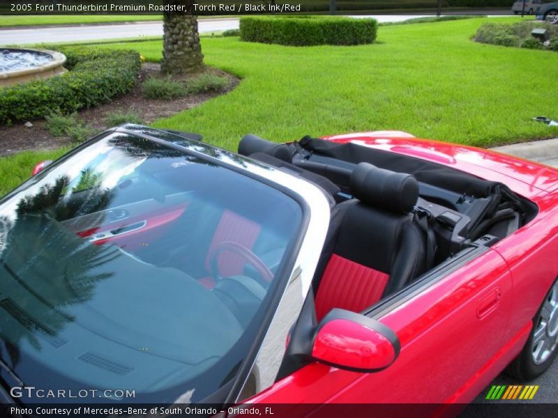 Torch Red / Black Ink/Red 2005 Ford Thunderbird Premium Roadster