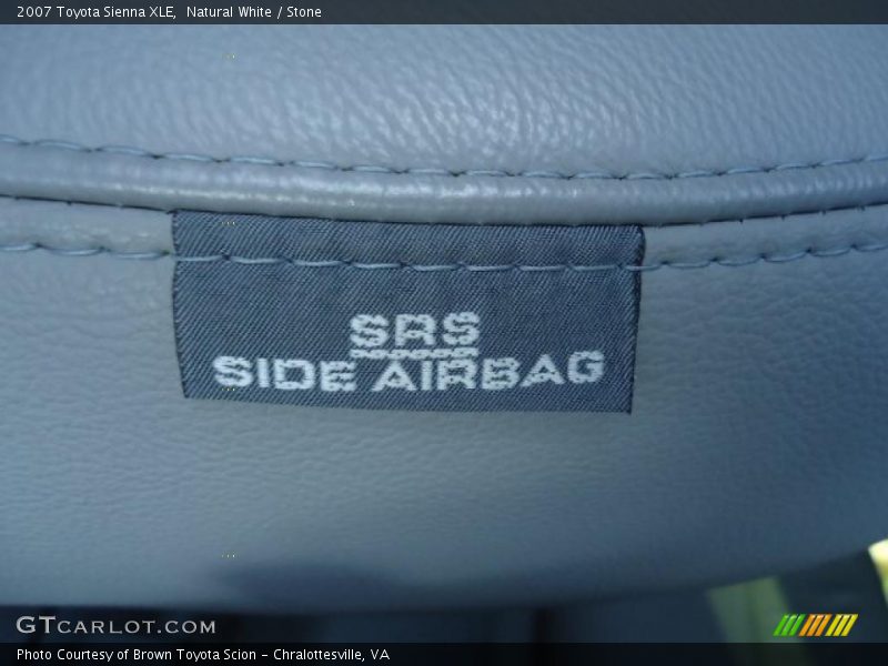Natural White / Stone 2007 Toyota Sienna XLE