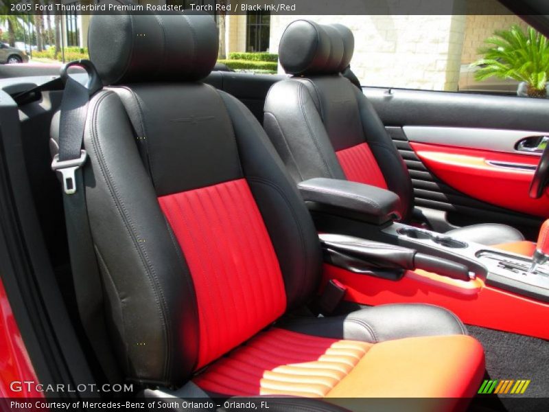 Torch Red / Black Ink/Red 2005 Ford Thunderbird Premium Roadster