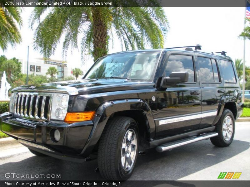 Black / Saddle Brown 2006 Jeep Commander Limited 4x4