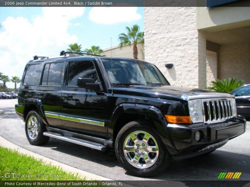 Black / Saddle Brown 2006 Jeep Commander Limited 4x4