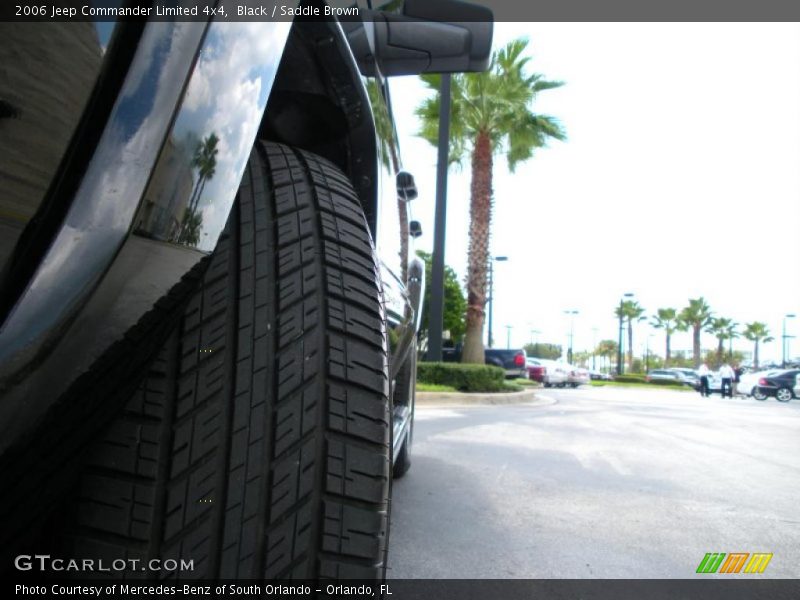 Black / Saddle Brown 2006 Jeep Commander Limited 4x4