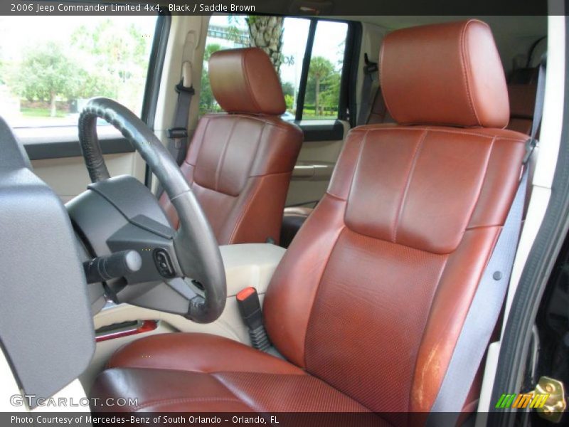 Black / Saddle Brown 2006 Jeep Commander Limited 4x4