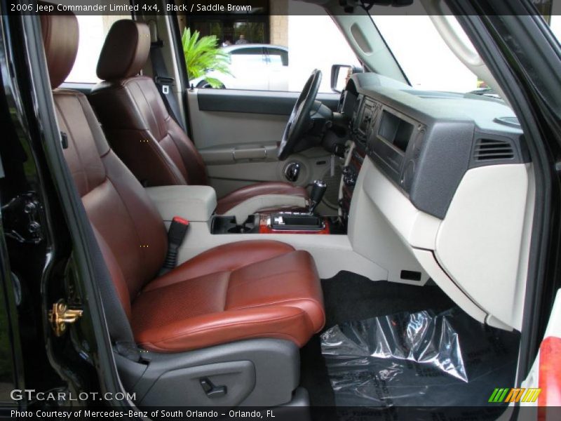Black / Saddle Brown 2006 Jeep Commander Limited 4x4