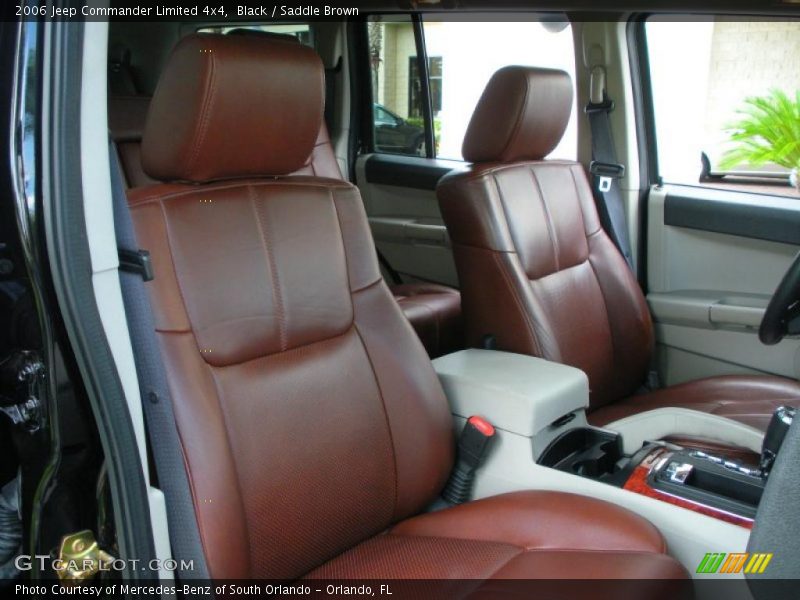 Black / Saddle Brown 2006 Jeep Commander Limited 4x4