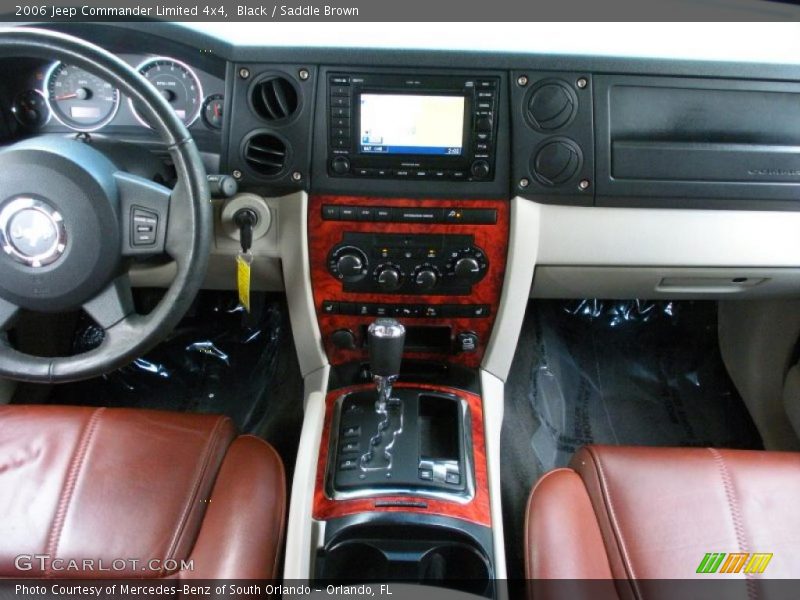 Black / Saddle Brown 2006 Jeep Commander Limited 4x4