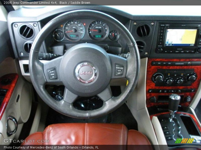 Black / Saddle Brown 2006 Jeep Commander Limited 4x4