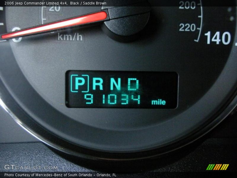 Black / Saddle Brown 2006 Jeep Commander Limited 4x4