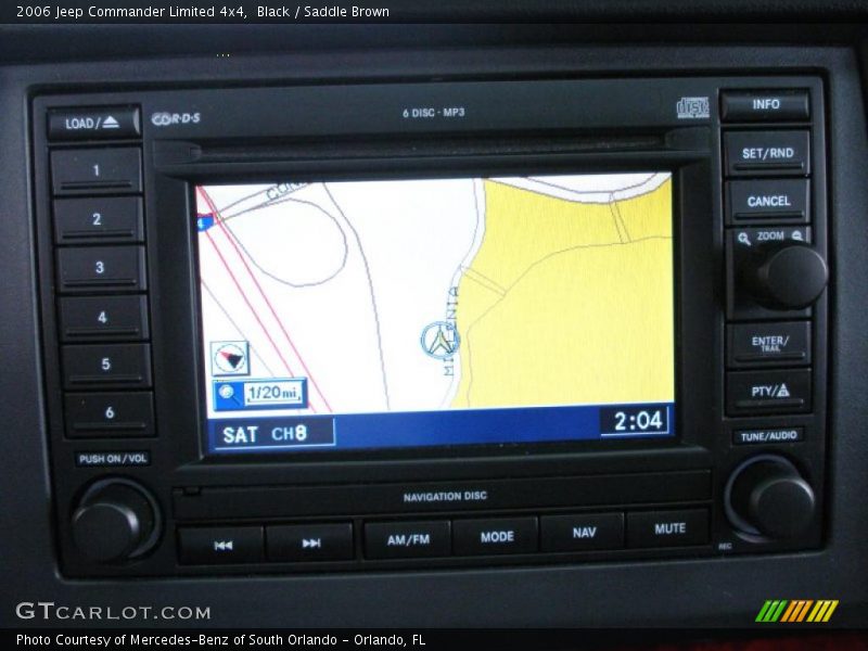 Black / Saddle Brown 2006 Jeep Commander Limited 4x4