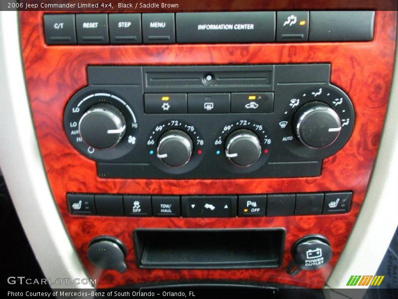 Black / Saddle Brown 2006 Jeep Commander Limited 4x4