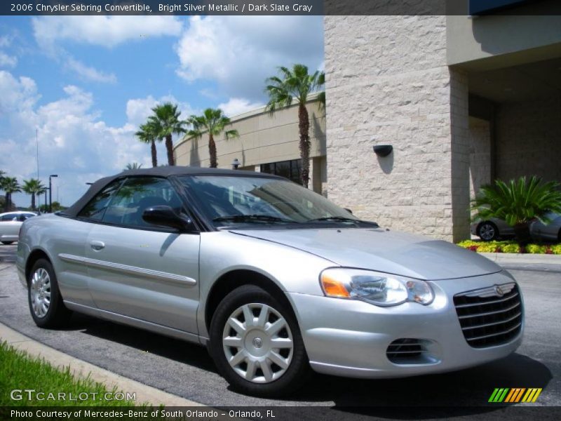 Bright Silver Metallic / Dark Slate Gray 2006 Chrysler Sebring Convertible