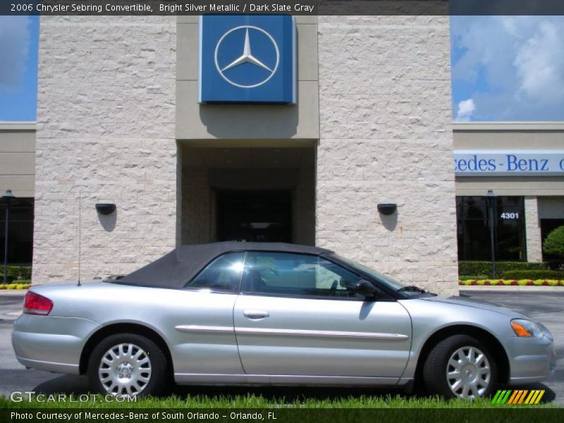 Bright Silver Metallic / Dark Slate Gray 2006 Chrysler Sebring Convertible