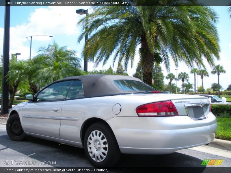 Bright Silver Metallic / Dark Slate Gray 2006 Chrysler Sebring Convertible