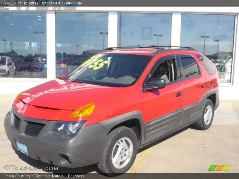 Bright Red / Dark Gray 2001 Pontiac Aztek