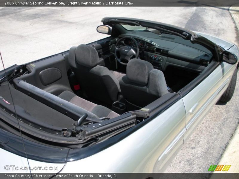 Bright Silver Metallic / Dark Slate Gray 2006 Chrysler Sebring Convertible