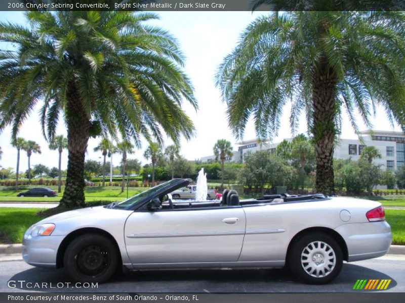 Bright Silver Metallic / Dark Slate Gray 2006 Chrysler Sebring Convertible