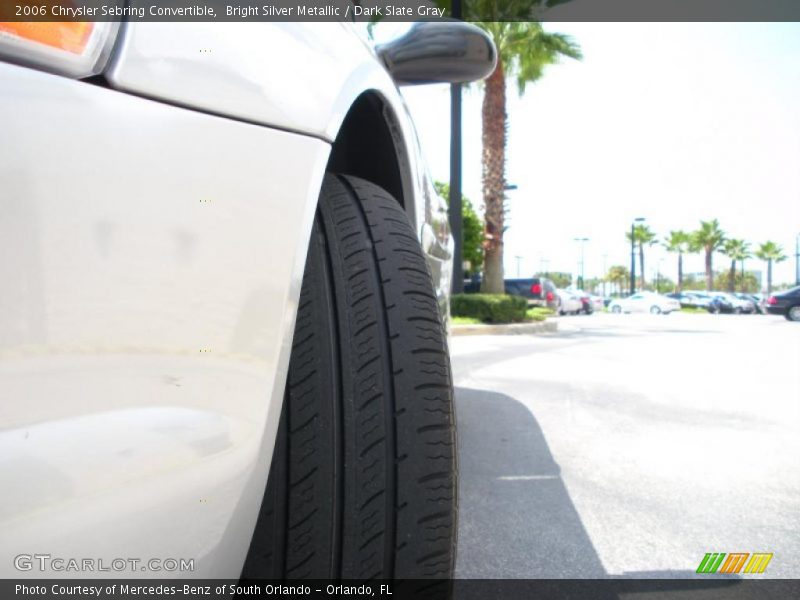 Bright Silver Metallic / Dark Slate Gray 2006 Chrysler Sebring Convertible