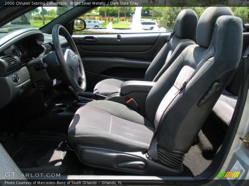 Bright Silver Metallic / Dark Slate Gray 2006 Chrysler Sebring Convertible