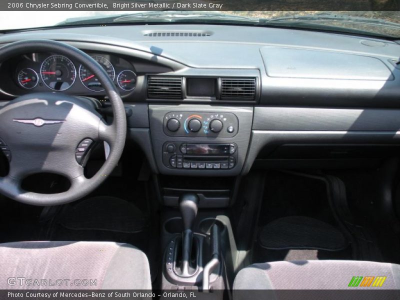 Bright Silver Metallic / Dark Slate Gray 2006 Chrysler Sebring Convertible