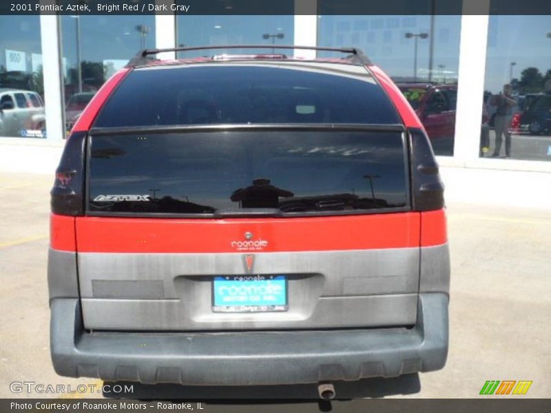 Bright Red / Dark Gray 2001 Pontiac Aztek