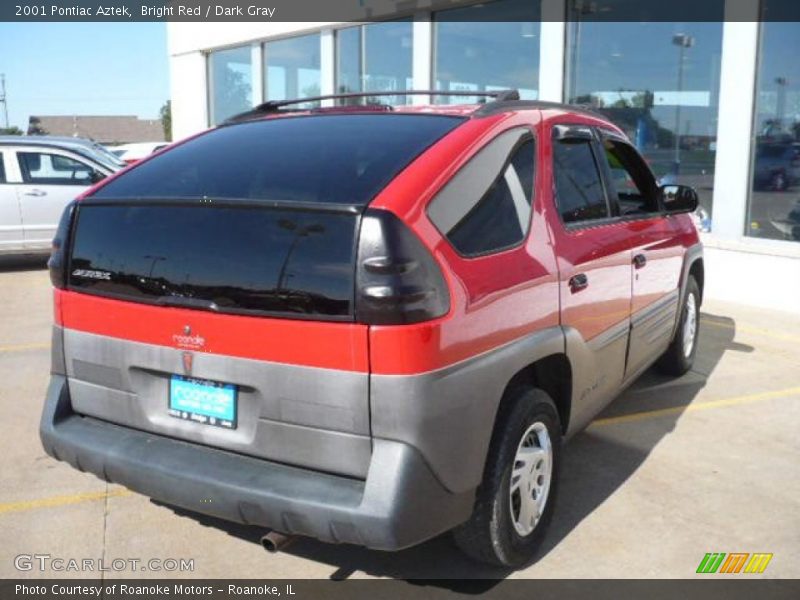 Bright Red / Dark Gray 2001 Pontiac Aztek
