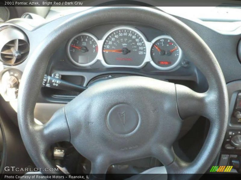 Bright Red / Dark Gray 2001 Pontiac Aztek