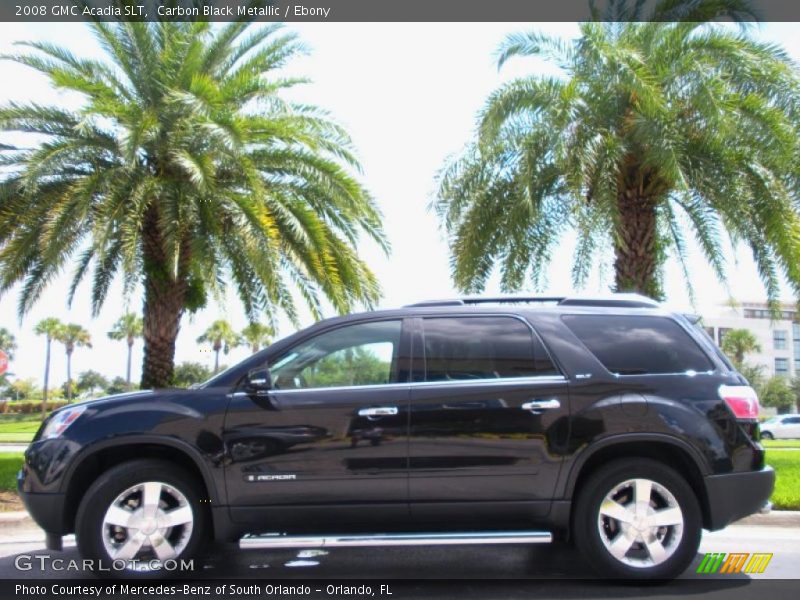Carbon Black Metallic / Ebony 2008 GMC Acadia SLT