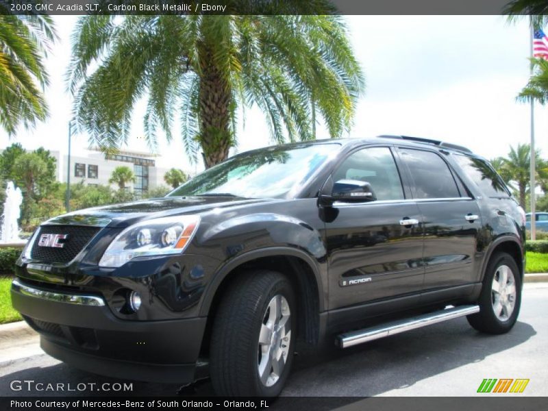 Carbon Black Metallic / Ebony 2008 GMC Acadia SLT